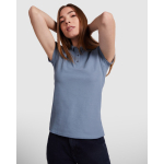 Polo de algodão de malha piqué para mulher 200 g/m2 Roly Direct Star cor turquesa primeira vista de uso