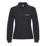 Polo de algodão de manga comprida para mulher 220 g/m2 Roly Direct Estrella vista principal