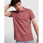 Polo de algodão de malha piqué para homem 200 g/m2 Roly Direct Star cor branco primeira vista de uso