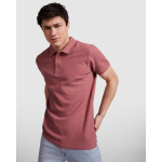 Polo de algodão de malha piqué para homem 200 g/m2 Roly Direct Star cor branco sexta vista de uso