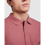 Polo de algodão de malha piqué para homem 200 g/m2 Roly Direct Star cor branco vista detalhe 1