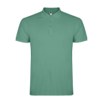 Polo de algodão de malha piqué para homem 200 g/m2 Roly Direct Star cor menta segunda vista