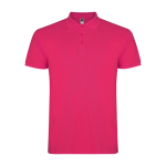 Polo de algodão de malha piqué para homem 200 g/m2 Roly Direct Star cor cor-de-rosa segunda vista