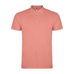 Polo de algodão de malha piqué para homem 200 g/m2 Roly Direct Star cor marrom alaranjado segunda vista