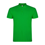 Polo de algodão de malha piqué para homem 200 g/m2 Roly Direct Star cor verde bosque segunda vista