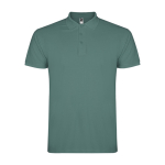 Polo de algodão de malha piqué para homem 200 g/m2 Roly Direct Star cor verde-claro segunda vista