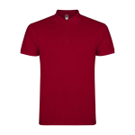 Polo de algodão de malha piqué para homem 200 g/m2 Roly Direct Star cor grená segunda vista