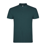 Polo de algodão de malha piqué para homem 200 g/m2 Roly Direct Star cor azul acinzentado segunda vista