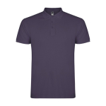 Polo de algodão de malha piqué para homem 200 g/m2 Roly Direct Star cor lilás segunda vista