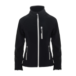 Casaco softshell de elastano para mulher 300 g/m2 Roly Direct Antartida cor preto segunda vista