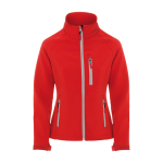 Casaco softshell de elastano para mulher 300 g/m2 Roly Direct Antartida cor vermelho segunda vista