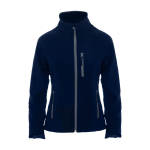 Casaco softshell de elastano para mulher 300 g/m2 Roly Direct Antartida cor azul-marinho segunda vista