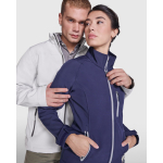 Casaco softshell de elastano para mulher 300 g/m2 Roly Direct Antartida cor azul-marinho terceira vista de uso