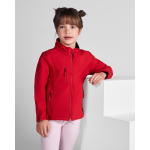 Casaco softshell de 2 camadas com elastano 300 g/m2 Roly Direct Nebraska cor vermelho segunda vista de uso