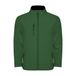 Casaco softshell de 2 camadas com elastano 300 g/m2 Roly Direct Nebraska cor verde garrafa segunda vista