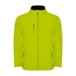 Casaco softshell de 2 camadas com elastano 300 g/m2 Roly Direct Nebraska cor verde-lima segunda vista