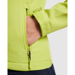 Casaco softshell com elastano para mulher 300 g/m2 Roly Direct Nebraska cor verde-lima vista detalhe 1