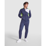 Casaco desportivo de poliéster com fecho frontal 240 g/m2 Roly Direct Leros cor verde primeira vista de uso
