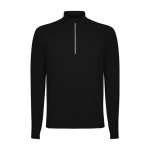 Camisola técnica de poliéster reciclado 200 g/m2 Roly Direct Estambul cor preto segunda vista
