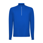 Camisola técnica de poliéster reciclado 200 g/m2 Roly Direct Estambul cor azul real segunda vista