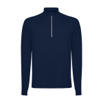 Camisola técnica de poliéster reciclado 200 g/m2 Roly Direct Estambul cor azul-marinho segunda vista