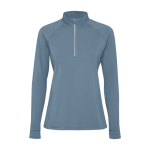 Camisola técnica ecológica para mulher 200 g/m2 Roly Direct Estambul cor azul acinzentado segunda vista