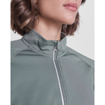 Camisola técnica ecológica para mulher 200 g/m2 Roly Direct Estambul cor verde oliva vista detalhe 1