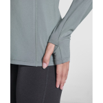 Camisola técnica ecológica para mulher 200 g/m2 Roly Direct Estambul cor verde oliva vista detalhe 2