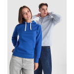 Camisola de algodão e poliéster 280 g/m2 Roly Direct Urban cor azul desbotado vista detalhe 2