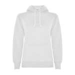 Camisola de algodão e poliéster slim fit para mulher 280 g/m2 Roly Direct Urban cor branco segunda vista