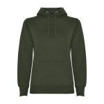 Camisola de algodão e poliéster slim fit para mulher 280 g/m2 Roly Direct Urban cor verde bosque segunda vista