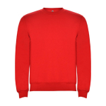Jersey de algodão e poliéster com punho canelado 280 g/m2 Roly Direct Clasica cor vermelho segunda vista