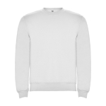 Jersey de algodão e poliéster com punho canelado 280 g/m2 Roly Direct Clasica cor branco segunda vista