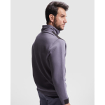 Jersey de trabalho de algodão e poliéster 280 g/m2 Roly Maverick cor preto terceira vista de uso