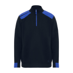 Jersey de trabalho de algodão e poliéster 280 g/m2 Roly Maverick cor azul real segunda vista