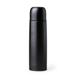 Termos de aço inoxidável com acabamento brilhante 500 ml cor preto segunda vista