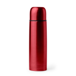 Termos de aço inoxidável com acabamento brilhante 500 ml cor vermelho segunda vista