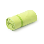 Toalha de microfibra de poliéster ideal para desporto 190 g/m2 cor verde pistacho primeira vista de uso