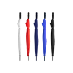 Guarda-chuva XL, varetas de fibra de vidro e abertura automática Ø130 cor vermelho vista detalhe 4