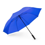 Guarda-chuva XL, varetas de fibra de vidro e abertura automática Ø130 cor azul real primeira vista de uso