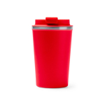 Copo térmico de aço inoxidável com tampa de rosca antifugas 450 ml segunda vista