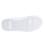 Sapatilhas estilo Vans com sola de borracha e gáspea microperfurada Roly Direct cor branco vista detalhe 2