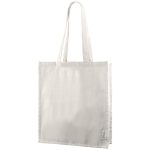 Saco de algodão canvas reciclado com asas compridas 240 g/m2 cor natural segunda vista