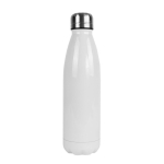 Garrafa com acabamento branco para sublimação 750 ml City Sublim cor branco primeira vista