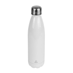 Garrafa com acabamento branco para sublimação 750 ml City Sublim cor branco terceira vista