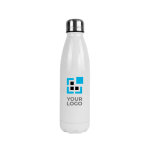 Garrafa com acabamento branco para sublimação 750 ml City Sublim cor branco vista principal