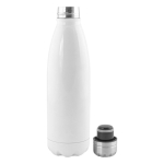 Garrafas térmicas de aço inoxidável reciclado 500 ml Ice Sublim cor branco terceira vista