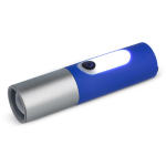 Lanterna recarregável de luz LED com vários modos e função zoom cor azul