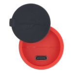 Lanterna recarregável de luz LED com vários modos e função zoom cor vermelho sétima vista