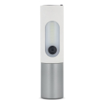 Lanterna recarregável de luz LED com vários modos e função zoom cor branco segunda vista